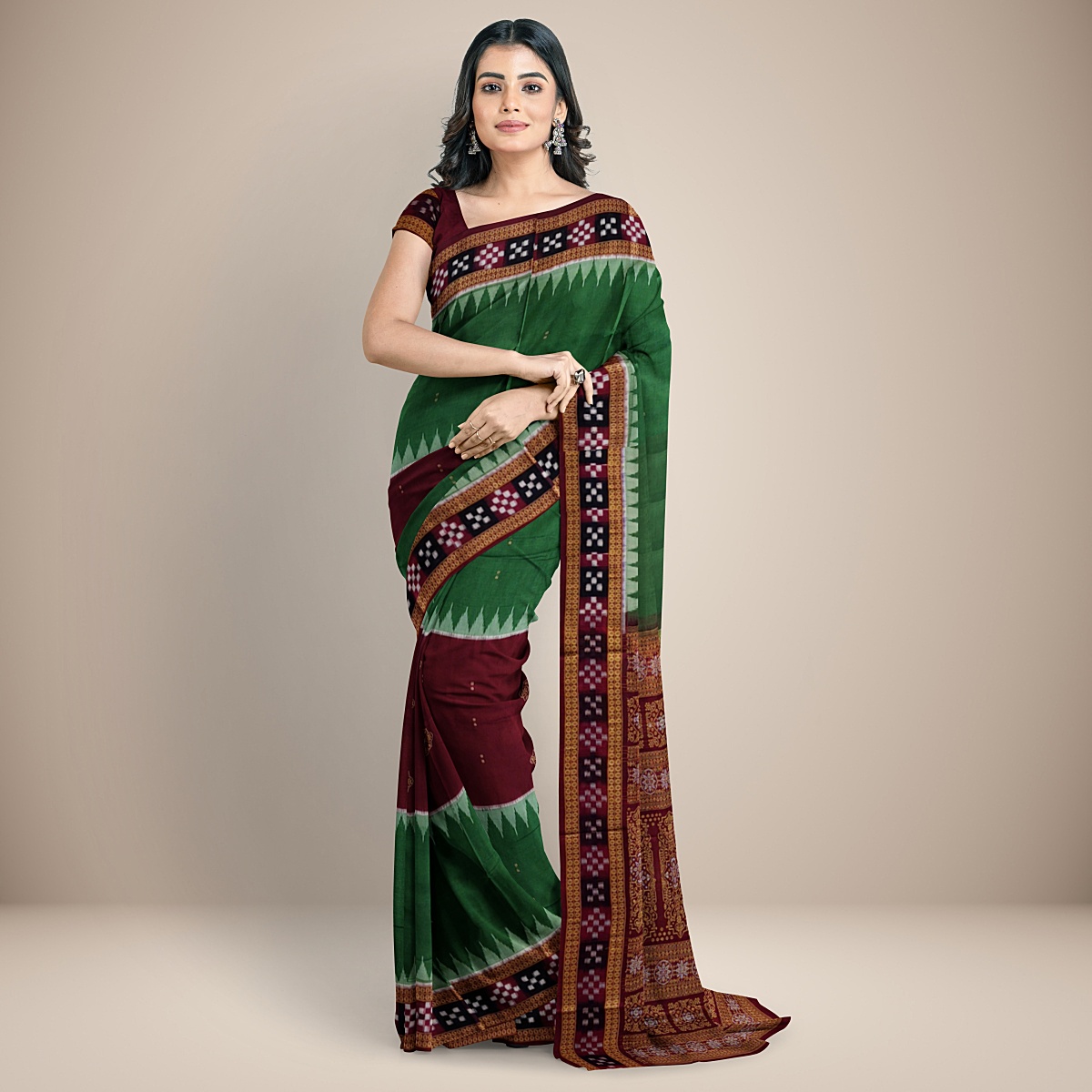 Bomkai Cotton Saree Utkalika Odisha