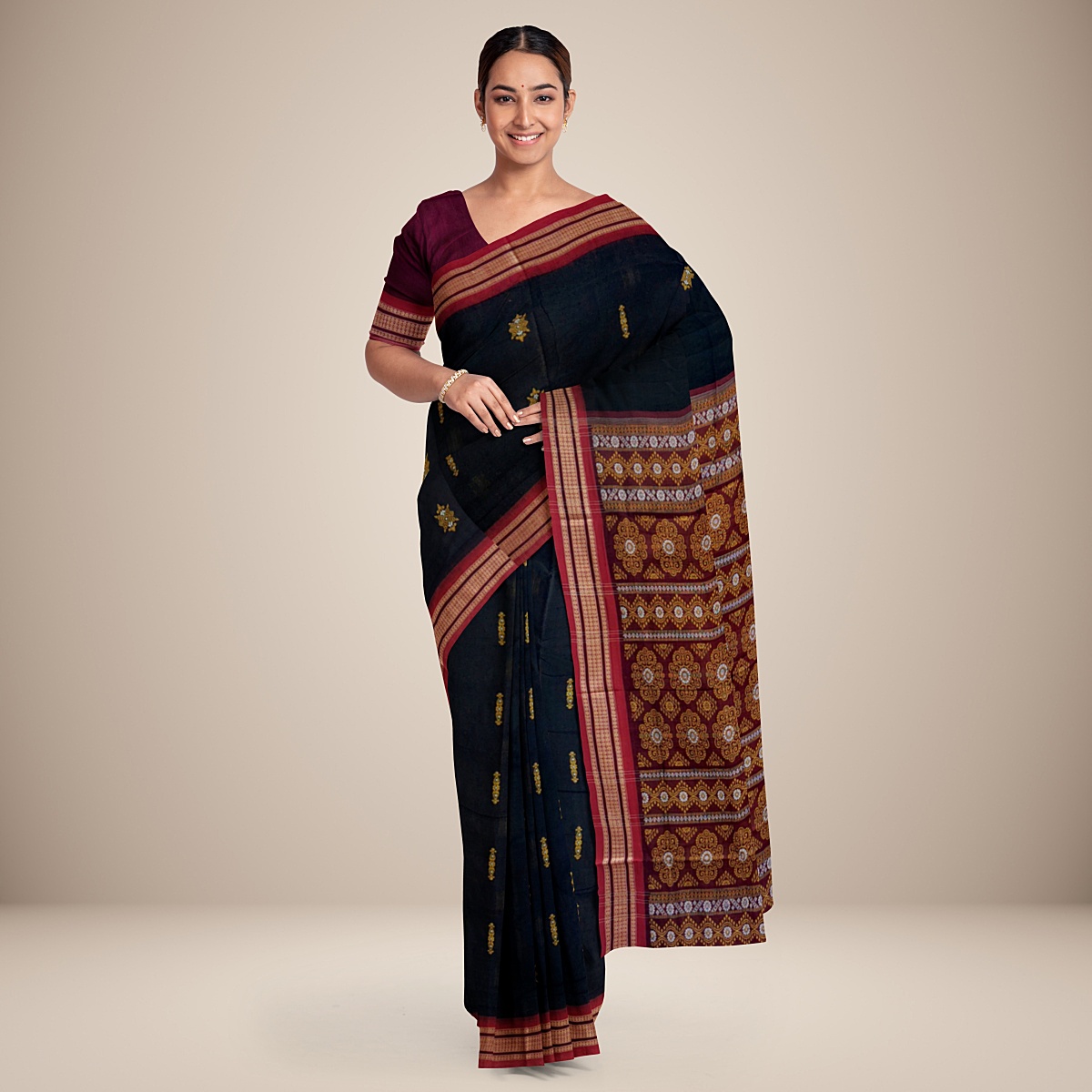 Bomkai Cotton Saree Utkalika Odisha