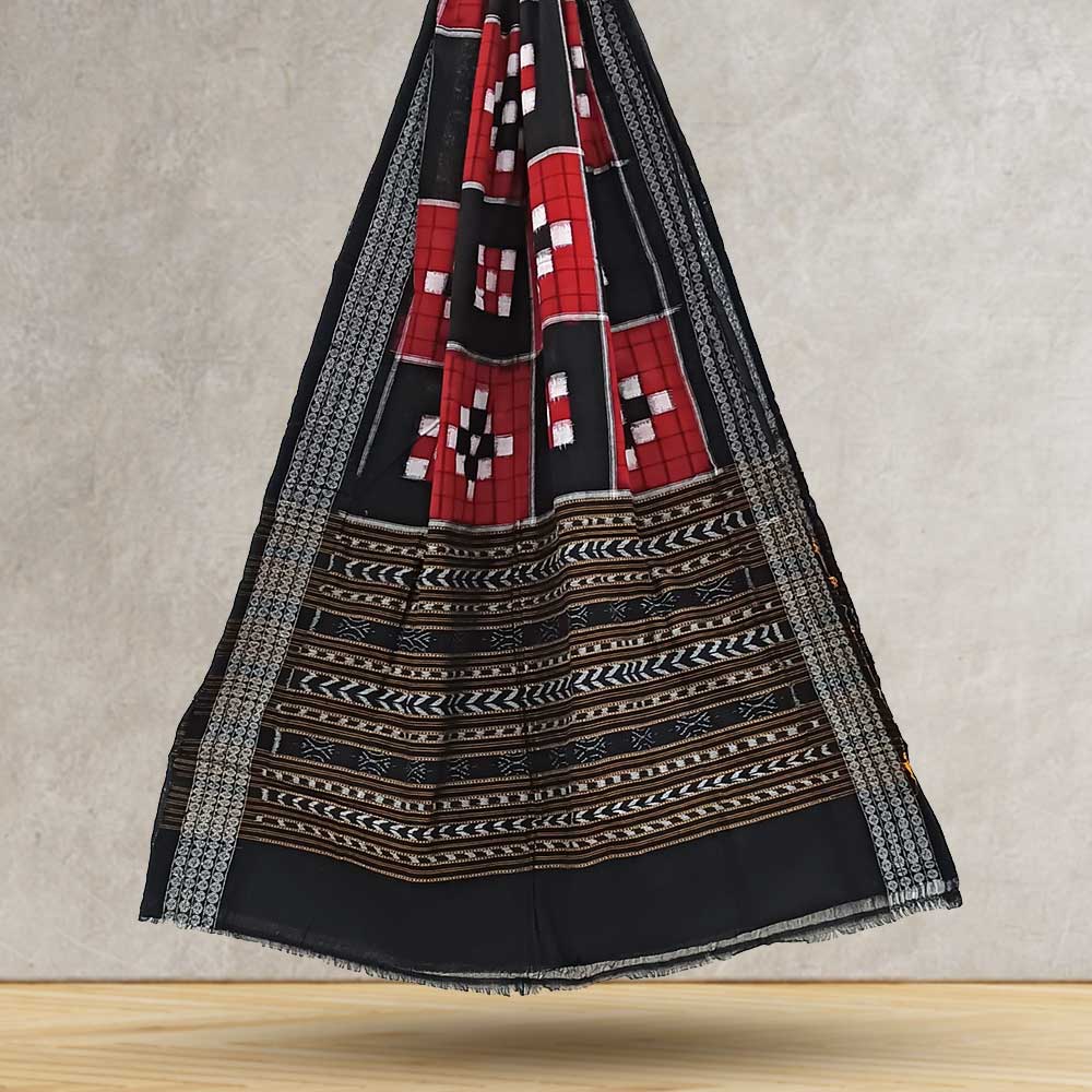 SAMBALPURI COTTON DUPATTA - Utkalika Odisha