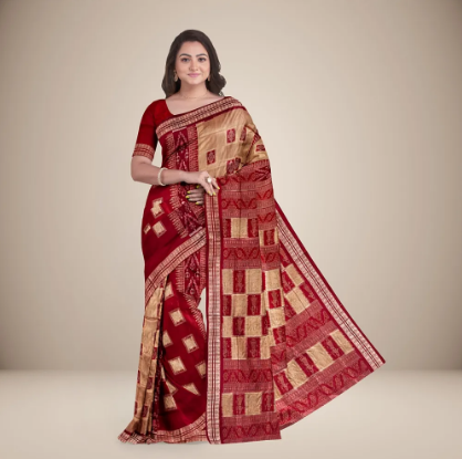 sambalpuri #saree #womenempowerment … Kotki Ikkat Saree…Orissa  Handloom…Mercerised Cotton - YouTube