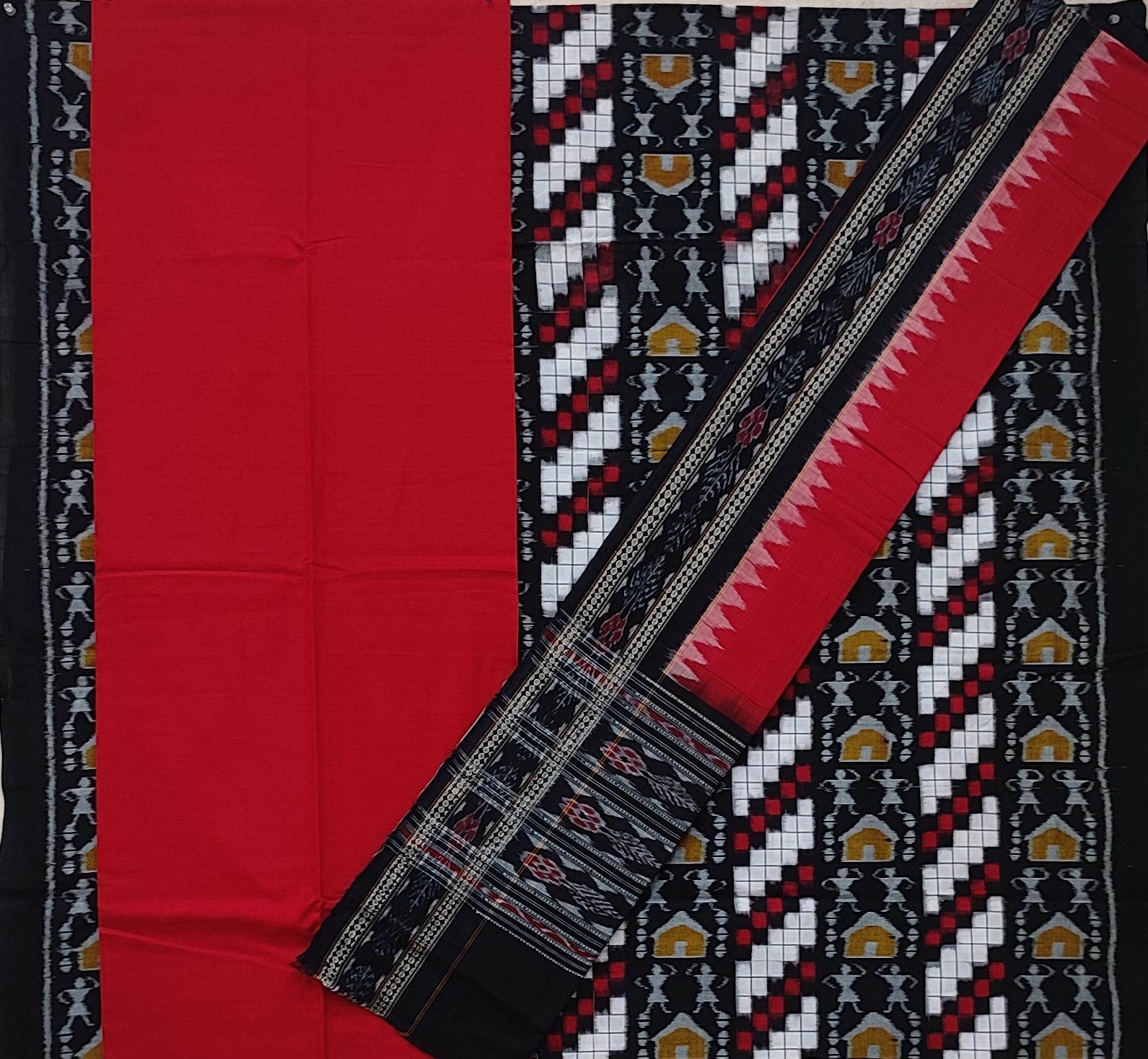 Fashion :: Saree :: SAMBALPURI BANDHA CRAFT Sambalpuri cotton