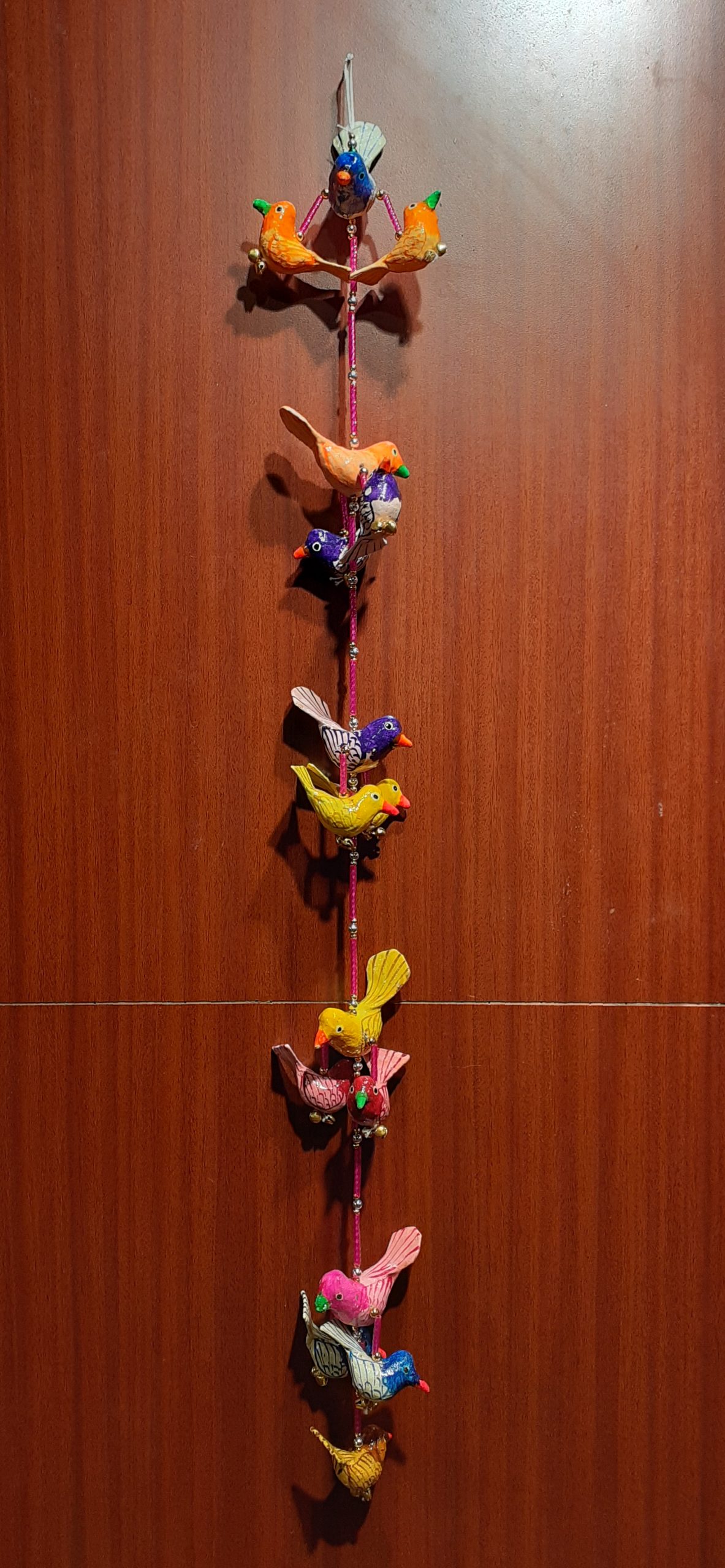 PAPER MACHE HANGING BIRDS ( 2 pieces ) Utkalika Odisha