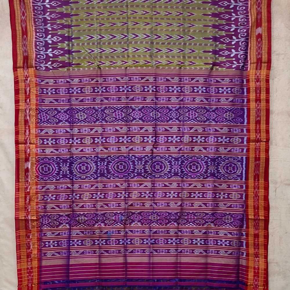 KHANDUA SILK SAREE - Utkalika Odisha