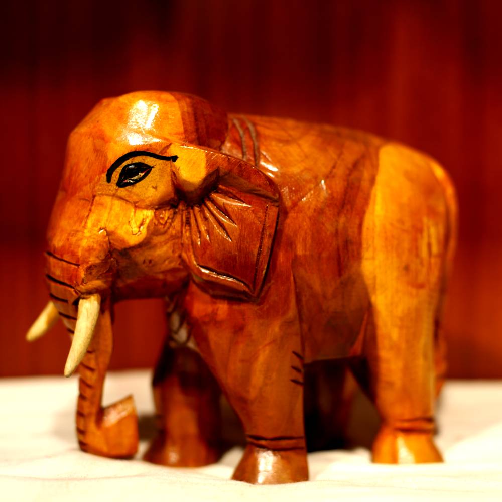 Wooden Craft Elephant Utkalika Odisha