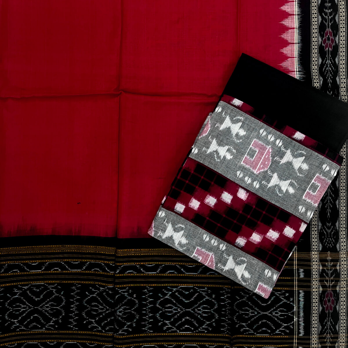 Sambalpuri Cotton Dress Set - Utkalika Odisha