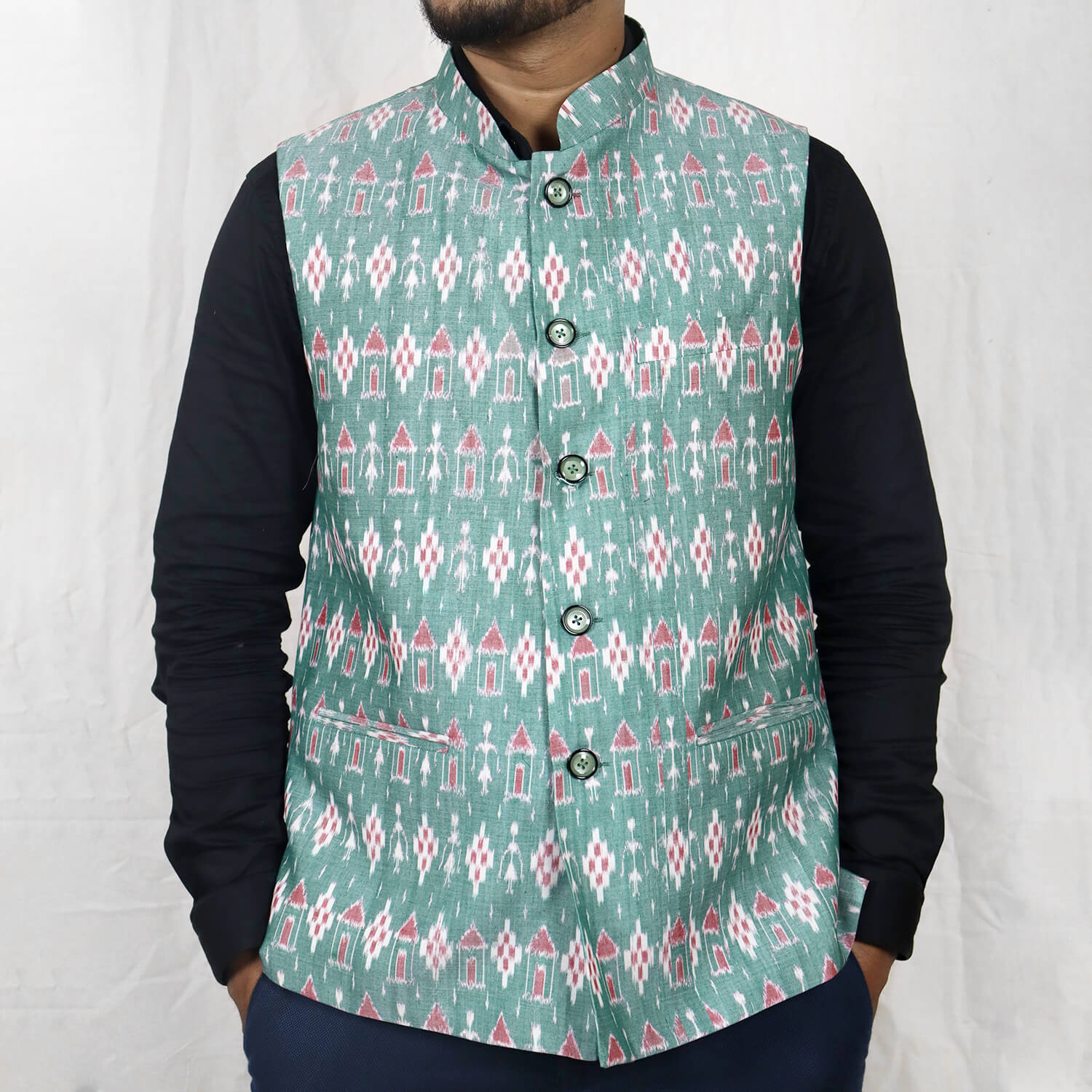 Sambalpuri 2025 nehru jacket