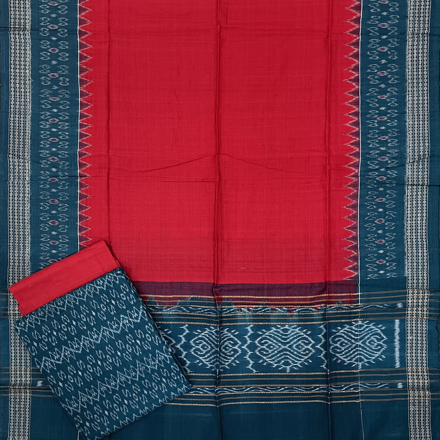 Classic Sambalpuri Cotton Dress Set (Copy) Utkalika Odisha