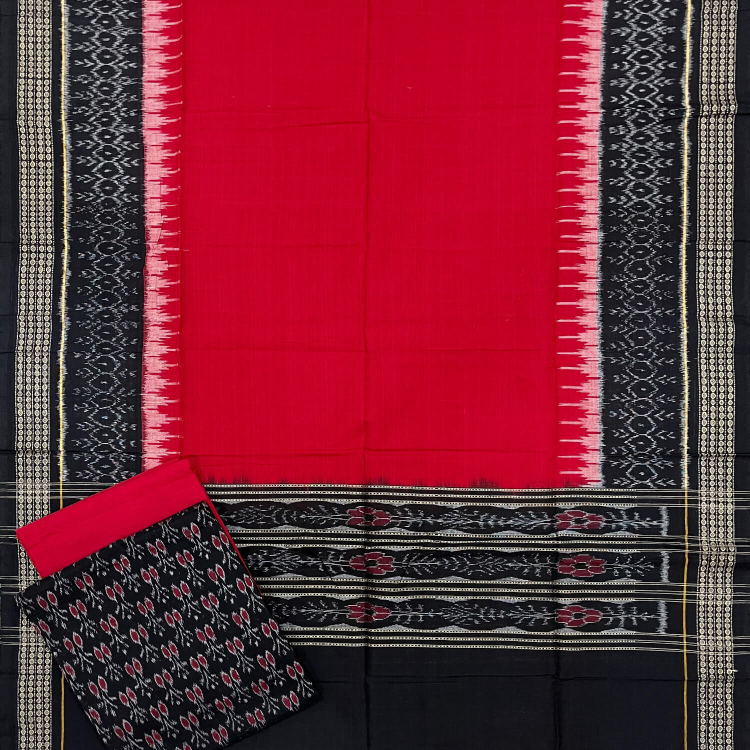 Sambalpuri Cotton Dress Set - Utkalika Odisha
