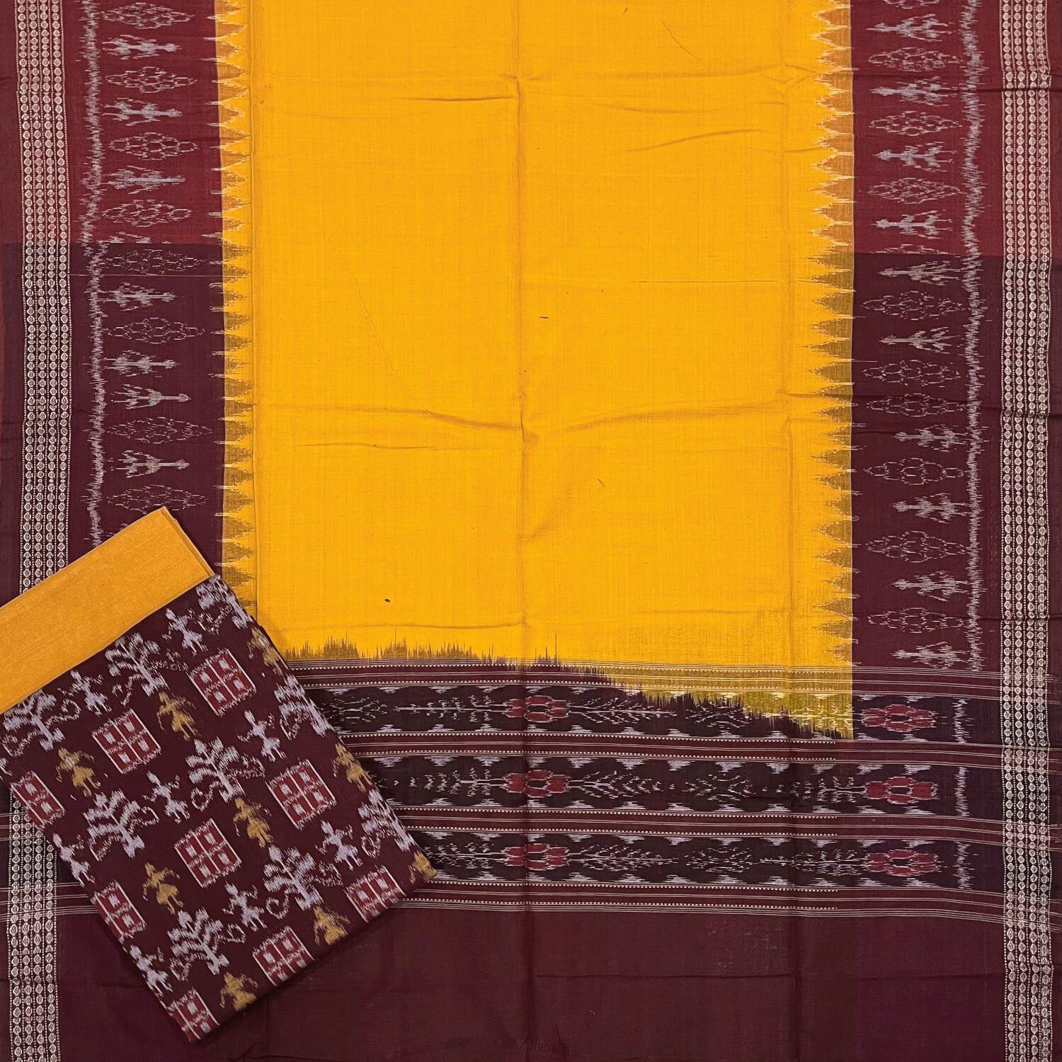 Sambalpuri Cotton Dress Set - Utkalika Odisha